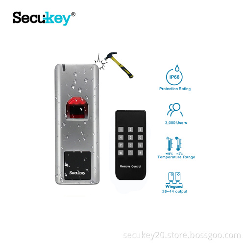 Waterproof Fingerprint & RFID Reader
